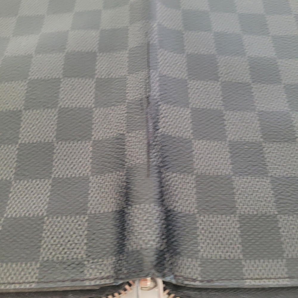 Louis Vuitton Zippy Organizer Damier Graphite Canvas Wallet GI4108 AS IS - Picture 9 of 15